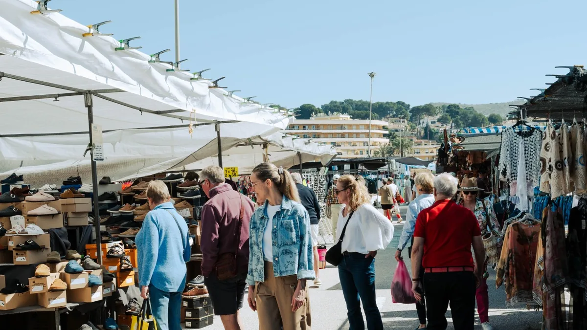 Marché hebdomadaire à Moraira