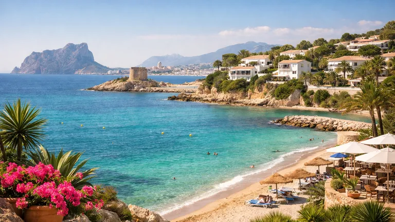 Kustuitzicht als keuzehulp voor een middagexcursie vanaf Moraira naar Altea of Calpe